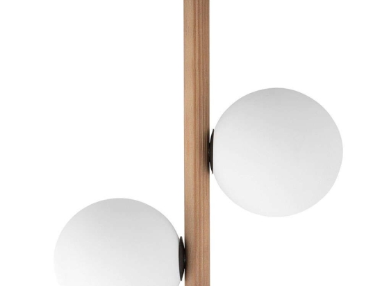 Φωτιστικό Οροφής Estera Wood 4620 2xG9 6W 24x34cm Natural TK Lighting