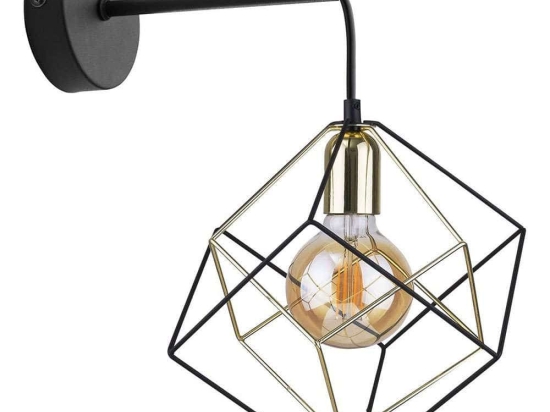 Φωτιστικό Τοίχου - Απλίκα Alambre 6712 1xΕ27 15W 32x40cm Black TK Lighting