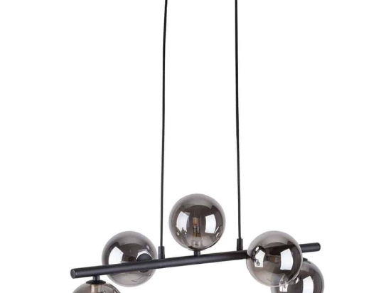Φωτιστικό Οροφής - Ράγα Estera 6707 5xG9 6W 63x115cm Black TK Lighting