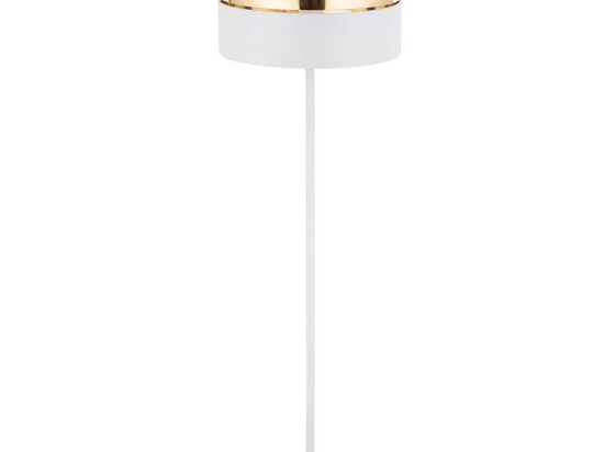 Φωτιστικό Δαπέδου Hilton 5074 1xΕ27 15W Φ50cm 159cm White-Gold TK Lighting