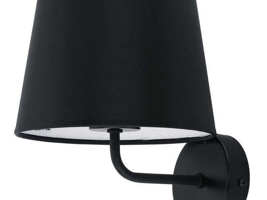 Φωτιστικό Τοίχου - Απλίκα Maja 1884 23x25cm 1xΕ27 15W Black TK Lighting