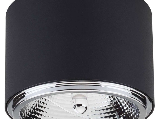 Φωτιστικό Οροφής - Σποτ Moris 3366 1xGU10 AR111 12W Φ11,3cm 8,4cm Black TK Lighting