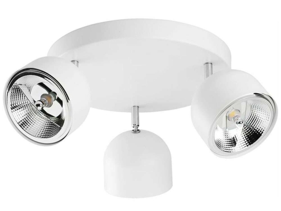 Φωτιστικό Οροφής - Σποτ Altea 6514 3xGU10 AR111 12W 42x17cm White TK Lighting