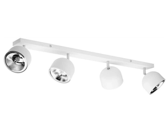 Φωτιστικό Οροφής - Σποτ Altea 6516 4xGU10 AR111 12W 97x17cm White TK Lighting