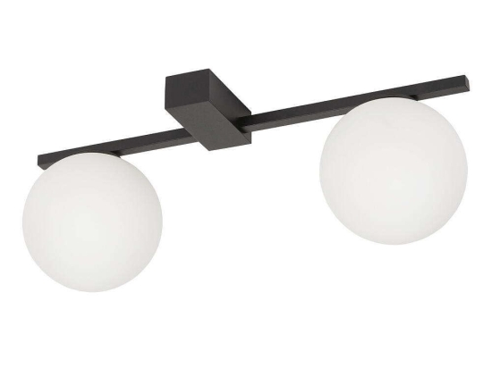 Φωτιστικό Οροφής-Πλαφονιέρα Pik 10300 48x13cm 2xG9 12W White-Black Nowodvorski