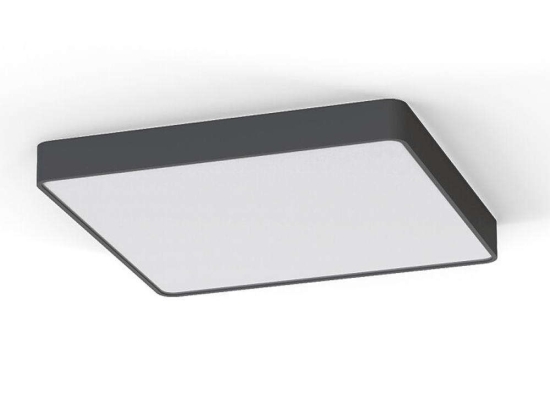 Φωτιστικό Οροφής-Πλαφονιέρα Soft 7530 63x63cm LED 11W Graphite Nowodvorski