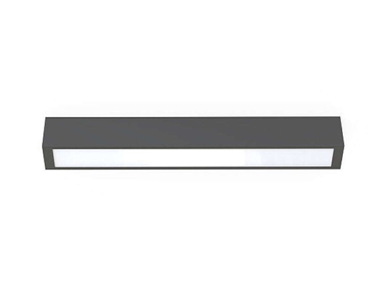 Φωτιστικό Οροφής-Πλαφονιέρα Straight S 7552 62x6,5cm LED 11W Graphite Nowodvorski