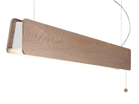 Φωτιστικό Οροφής-Ράγα Oslo 90 7520 98x8x12/150cm LED 16W Oak Nowodvorski