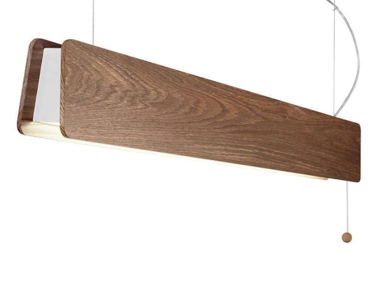 Φωτιστικό Οροφής-Ράγα Oslo 90 7522 98x8x12/150cm LED 16W Smoked Oak Nowodvorski