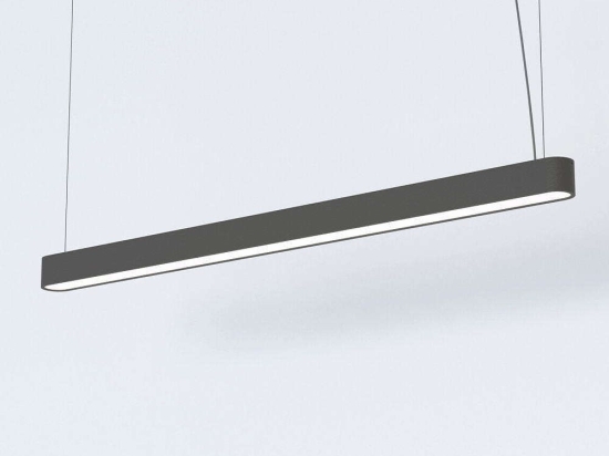 Φωτιστικό Οροφής-Ράγα Soft 7525 125x6x6/156cm LED 22W Graphite Nowodvorski