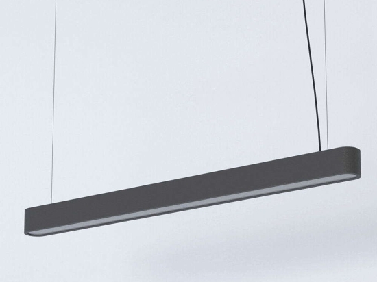 Φωτιστικό Οροφής-Ράγα Soft 7535 95x6x6/150cm LED 16W Graphite Nowodvorski