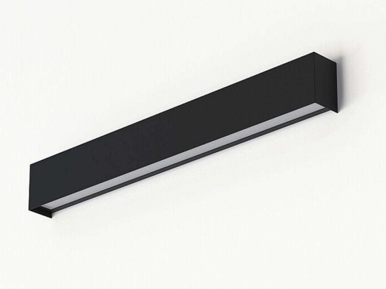 Φωτιστικό Τοίχου-Απλίκα Straight S 7596 62x5x7cm LED 11W Black Nowodvorski