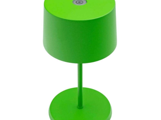 Φωτιστικό Επιτραπέζιο Επαναφορτιζόμενο Olivia Mini LD0860V3 Φ11x22cm Led 2,2W Green Zafferano