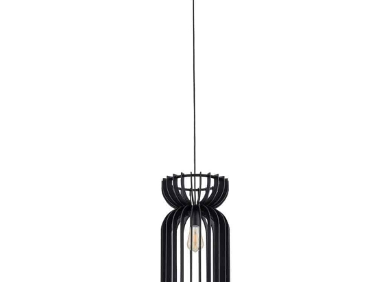 Φωτιστικό Οροφής Kymi A 10573 26x160cm 1xE27 60W Black Nowodvorski
