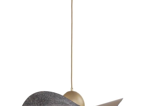 Φωτιστικό Οροφής Kapello M 32349 Φ55x12,5/80cm 1xE27 60W Black-Gold Sigma Lighting