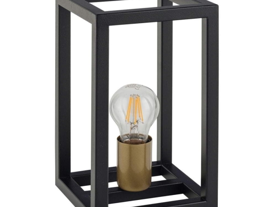 Φωτιστικό Επιτραπέζιο Vigo 50247 15x15x21cm 1xE27 60W Black Sigma Lighting