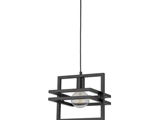 Φωτιστικό Οροφής Merci 1 32388 26x26x90cm 1xE27 60W Black Sigma Lighting