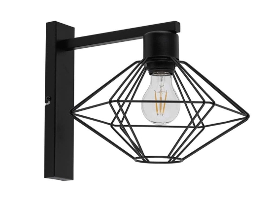Φωτιστικό Τοίχου-Απλίκα Vario 40564 35x28x25cm 1xE27 60W Black Sigma Lighting