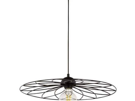 Φωτιστικό Οροφής Flower M 32052 50x50x80cm 1xE27 Black Sigma Lighting