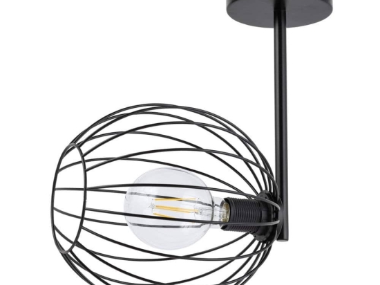 Φωτιστικό Οροφής Cherry 1 32361 24x30x40cm 1xE27 60W Black Sigma Lighting