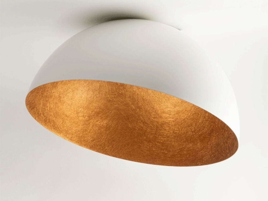 Φωτιστικό Οροφής - Πλαφονιέρα Sfera 50 32461 Φ50cm 1xE27 60W White-Copper Sigma Lighting