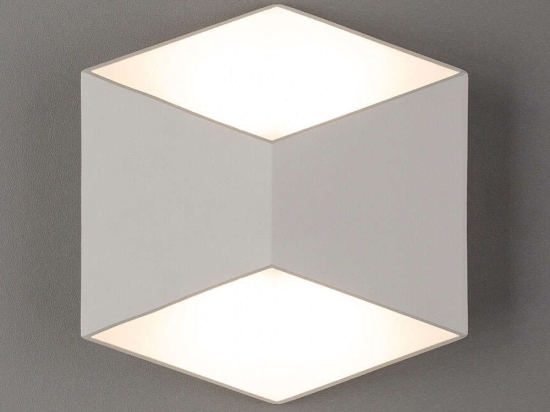 Φωτιστικό Τοίχου - Απλίκα Triangled 8143 17x17,2cm 2xLed 750lm 5W 3000K White Nowodvorski