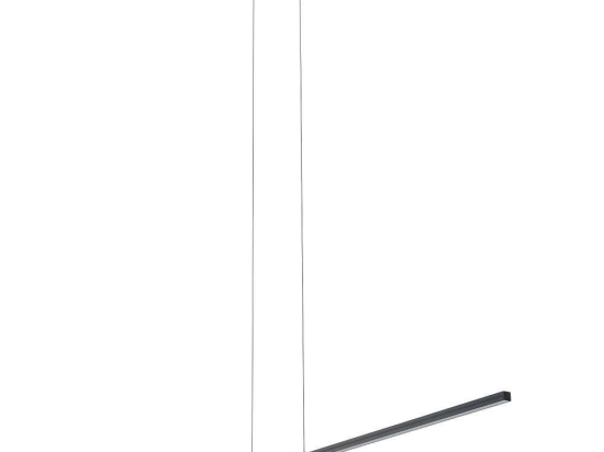 Φωτιστικό Οροφής - Ράγα Bar 10365 180x160cm Led 1300lm 36W 3000K Black Nowodvorski