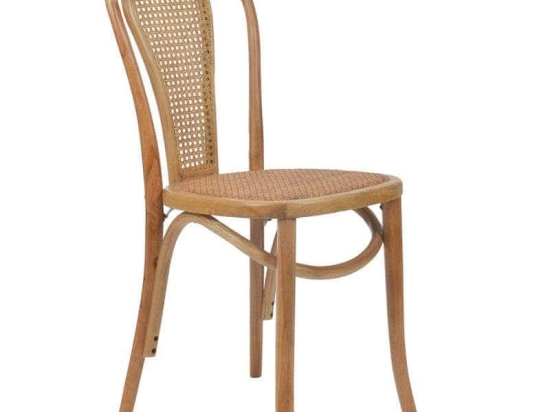Καρέκλα Ξύλινη 3-50-597-0052 Natural 40x45x90 Inart Ξύλο,Ψάθα