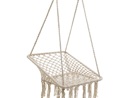 Κούνια 3-50-243-0015 Ecru 85x67x130εκ. Inart