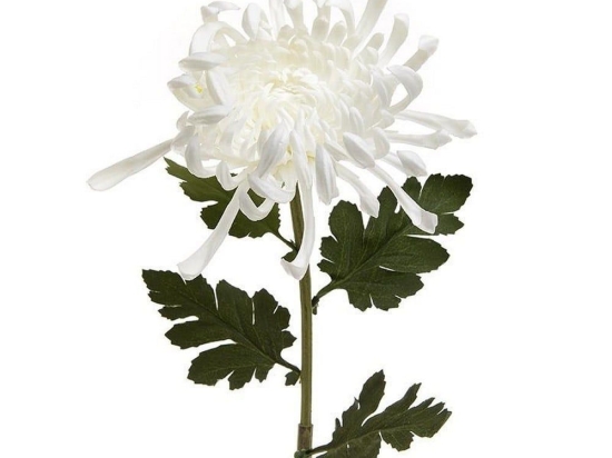 Διακοσμητικό Κλαδί-Λουλούδι 3-85-100-0120 White Υ75 Inart Πλαστικό