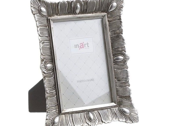 Κορνίζα 10Χ15 Silver 3-30-383-0158 Inart Πολυρεσίνη