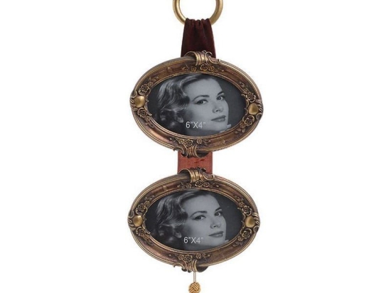 Κορνίζα Επιτοίχια 2 Θέσεων 19X2X58 Gold-Antique 3-30-117-0329 Inart Πολυρεσίνη