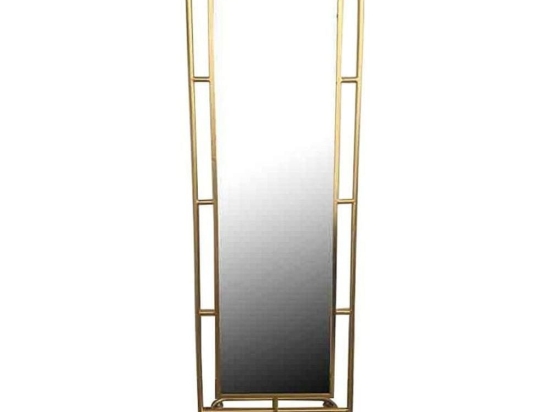Καθρέπτης Επιδαπέδιος 3-95-161-0054 50Χ40Χ170 Gold Inart Μέταλλο