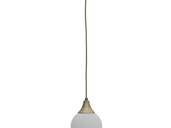 Φωτιστικό Οροφής 6-10-584-0036 Δ15Χ80 White-Ivory, Golden E27 Click Μέταλλο,Γυαλί