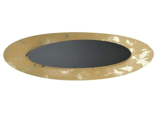 Φωτιστικό Τοίχου-Απλίκα 3-10-848-0004 44X11X14 Golden, Black E14 Inart Μέταλλο