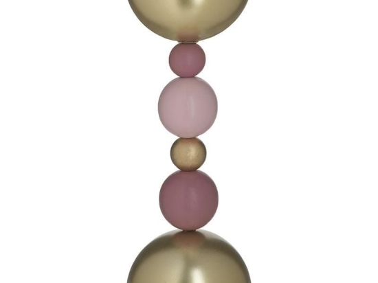 Κηροπήγιο 3-70-874-0068 10Χ26 Gold-Pink Inart Μέταλλο