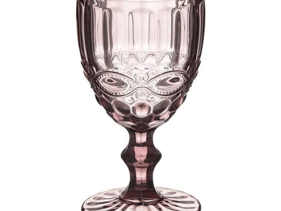 Ποτήρι Κρασιού (Σετ 6Τμχ) 3-60-896-0039 240ml Purple Click Γυαλί