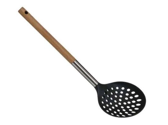 Κουτάλα Τρυπητή M35 6-60-508-0059 Ξύλινη Natural-Black Click Ξύλο