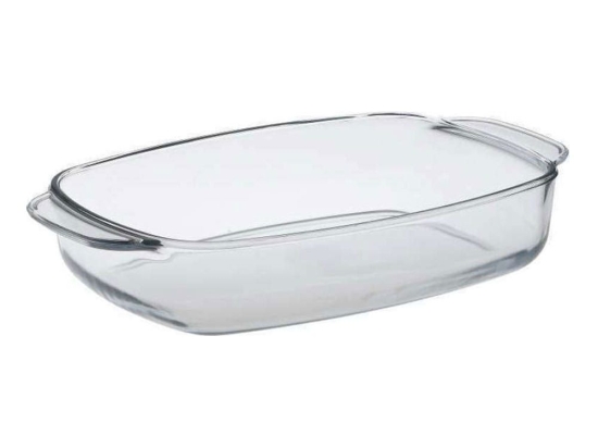 Σκεύος Πυρίμαχο 6-60-560-0075 2300ml 34Χ22Χ6cm Clear Click Γυαλί