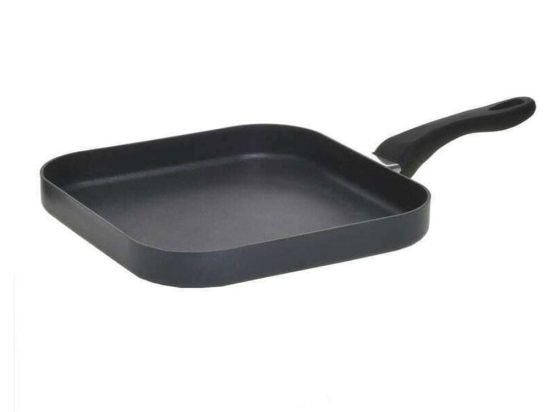 Τηγάνι Σχάρας Πλάκα Deluxe 6-60-672-0032 Φ28cm Black Click 28cm Αλουμίνιο