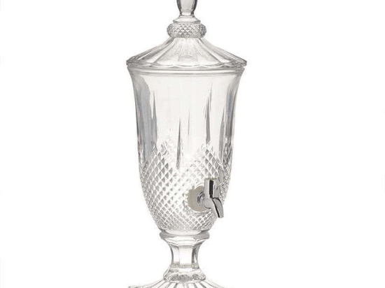 Γυάλα Με Βρυσάκι 3-60-151-0001 16x46cm Clear Inart Γυαλί