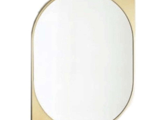 Καθρέπτης Τοίχου 3-95-005-0004 46x76cm Gold Inart Μέταλλο,Γυαλί