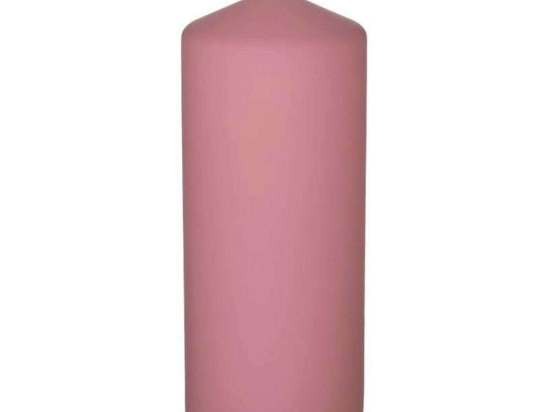 Κερί Παραφίνης 3-80-061-0011 Φ8x20cm Pink Inart Παραφίνη