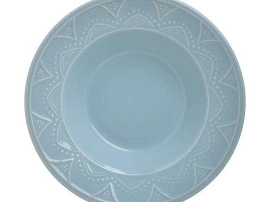 Πιάτο Βαθύ Πορσελάνινο (Σετ 12Τμχ) 6-60-030-0002 Φ23cm Veraman Click 12 τμχ Πορσελάνη