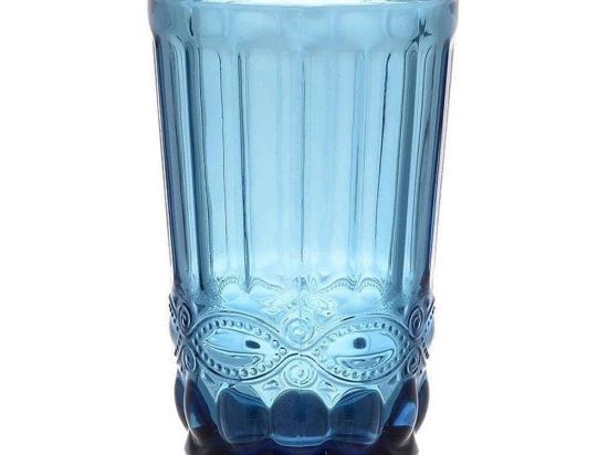 Ποτήρι Νερού (Σετ 6Τμχ) 3-60-896-0027 310ml Blue Click Γυαλί