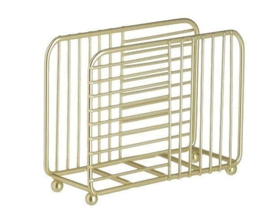 Χαρτοπετσετοθήκη Μεταλλική 6-60-373-0017 15x7x12cm Gold Click Μέταλλο