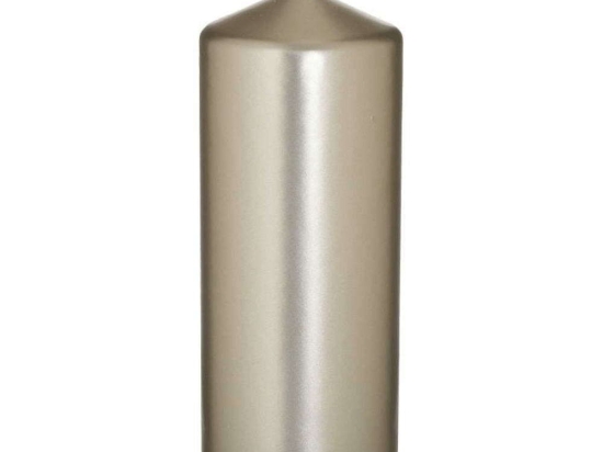 Κερί 3-80-061-0003 Φ8x20cm Champagne Inart Παραφίνη