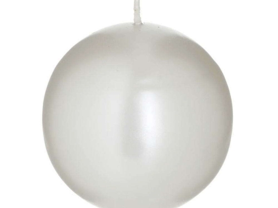 Κερί Μπάλα 3-80-061-0005 Φ8cm Cream Inart Παραφίνη