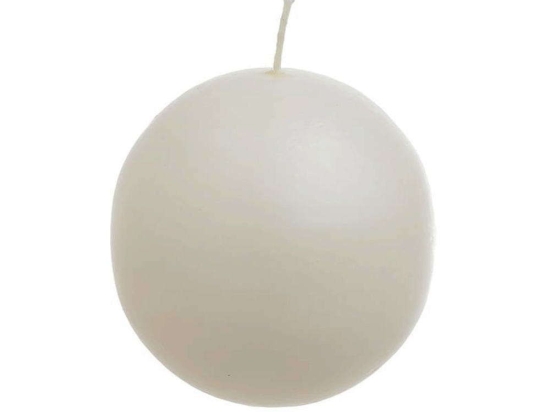 Κερί Μπάλα 3-80-474-0084 Φ8cm Ecru Inart Παραφίνη