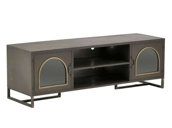 Έπιπλο Τηλεόρασης 3-50-153-0028 150x45x50cm Dark Grey Inart